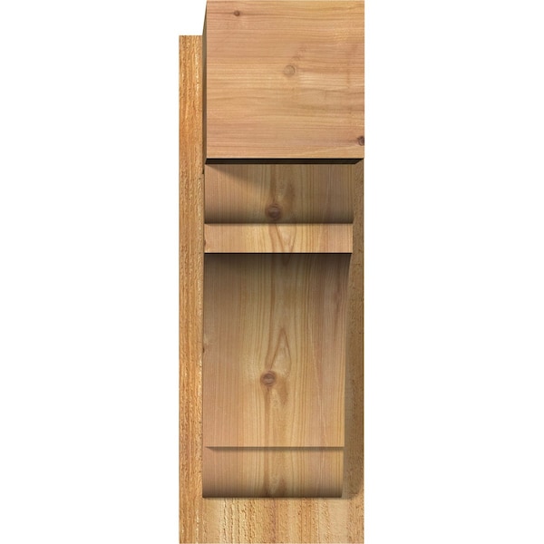 Olympic Block Rough Sawn Outlooker, Western Red Cedar, 8W X 18D X 22H